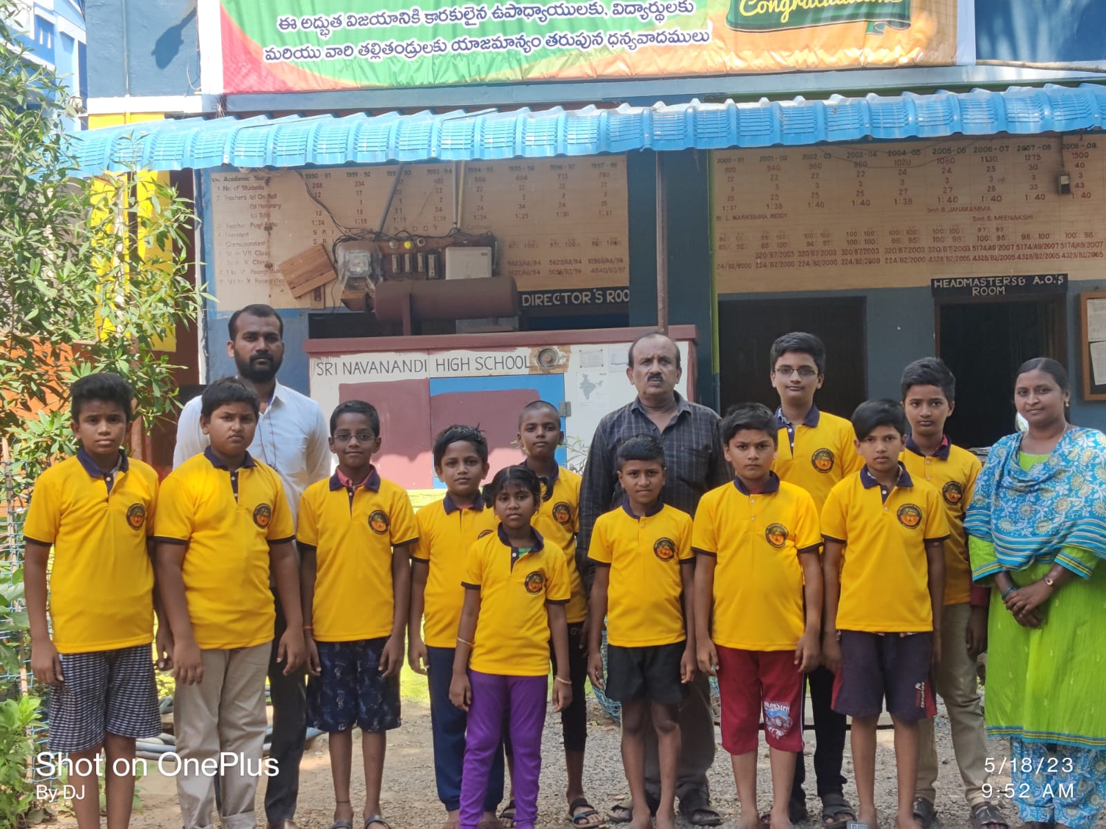 Summer Camp Students T-shirts distribution