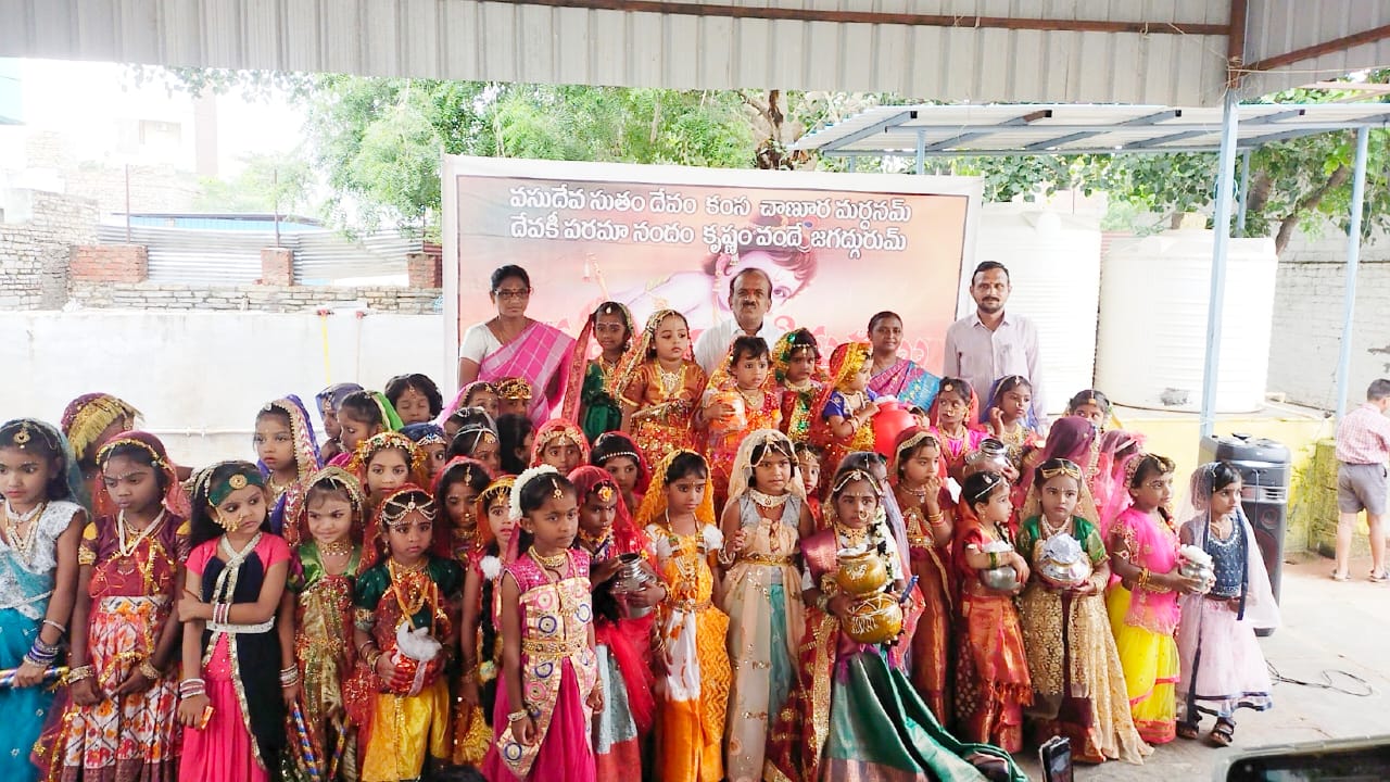 "Krishnashtami "Celebrations in Sri Navanandi High School